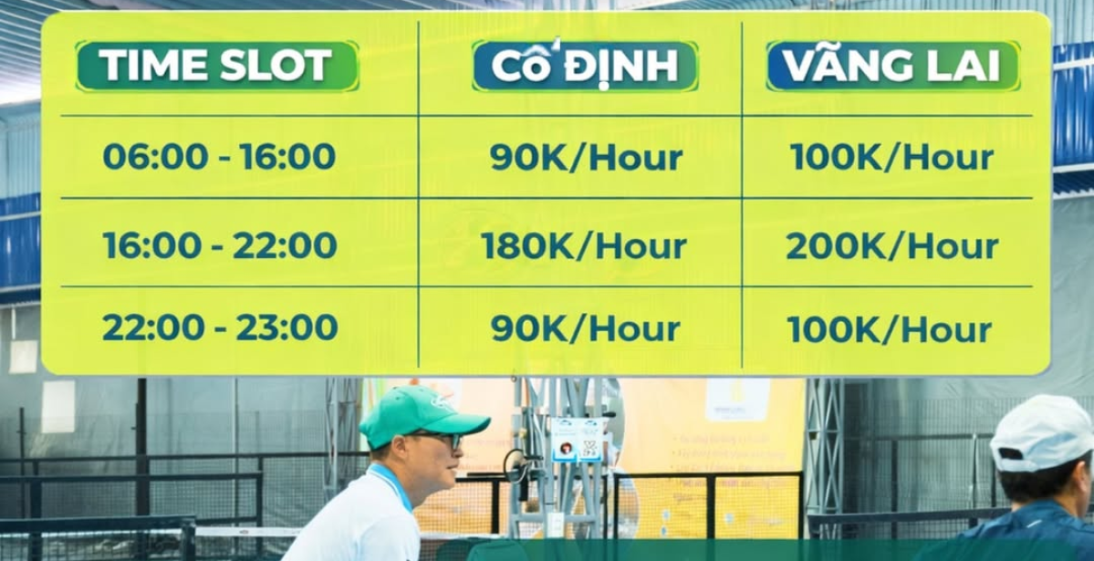 BẢNG GIÁ THUÊ SÂN MỚI NHẤT